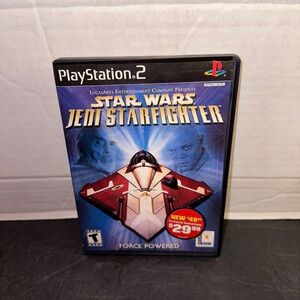 Star Wars: Jedi Starfighter (Sony PlayStation 2, 2002) PS2 Game Complete